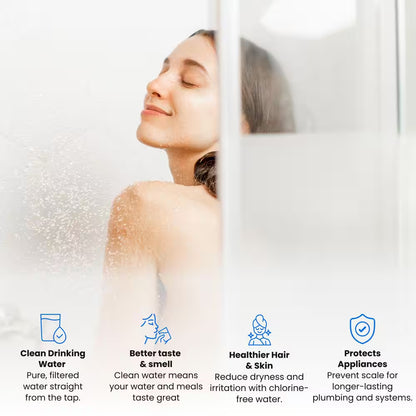 Water Systems Whole House Salt-Free Water Softener and Filter Combo with UV