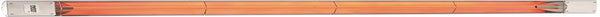 6000 Watt Electric Infrared Dual Element Heater-240 Voltage-Stainless Steel Finish-No Fascia Decorative Fascia