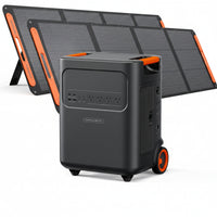 Jackery Homepower 3600 plus Portable Power Station with 2X 200W Solar Panels, 3600W AC Output, 3584Wh LFP Solar Generator, Expandable up to 21Kwh, Essential Home Backup for Home Use, Emergencies, RV