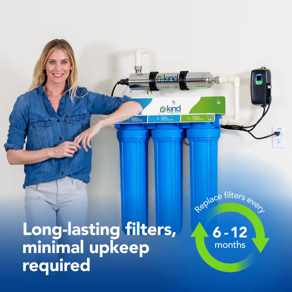 Water Systems Whole House Salt-Free Water Softener and Filter Combo with UV