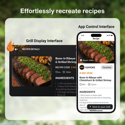 Portable Smoker Guga’S Pick, Apartment & Family Cooking Pellet Grill | Smart Wi-Fi Control, 8-In-1 BBQ, 8H Battery, 5" LCD Screen, 271 Sq.In, ASCA Steam Tech, PIN Precision Temp Fit for RV Camping