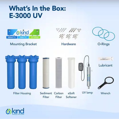 Water Systems Whole House Salt-Free Water Softener and Filter Combo with UV