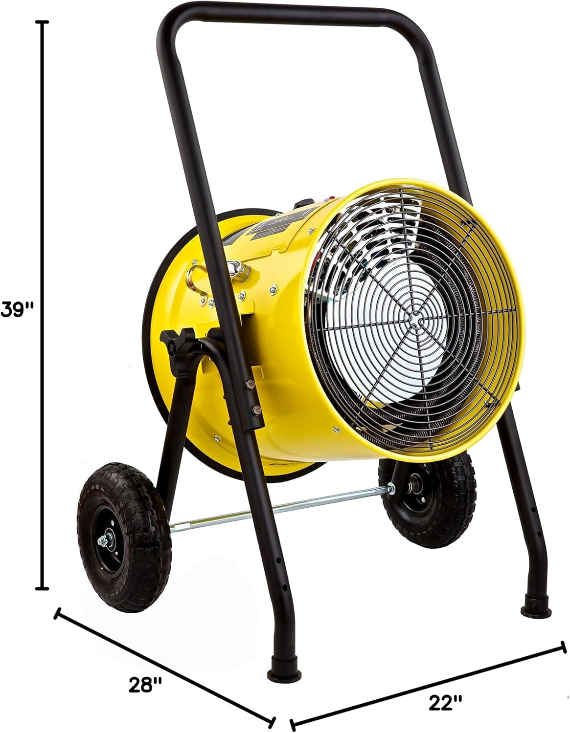 DR-PS11524 Salamander Construction 15000-Watt, Single Phase, 240-Volt Portable Fan Forced Electric Heater