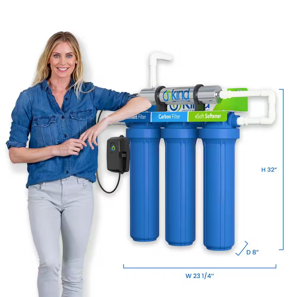 Water Systems Whole House Salt-Free Water Softener and Filter Combo with UV